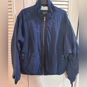 Vintage Kaelin navy blue full-zip jacket. Sz M